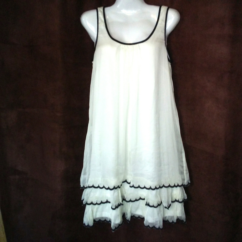 Doe & Rae Ivory & Black Dress